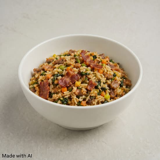 Shredded Pork Fried Rice (肉絲炒飯)